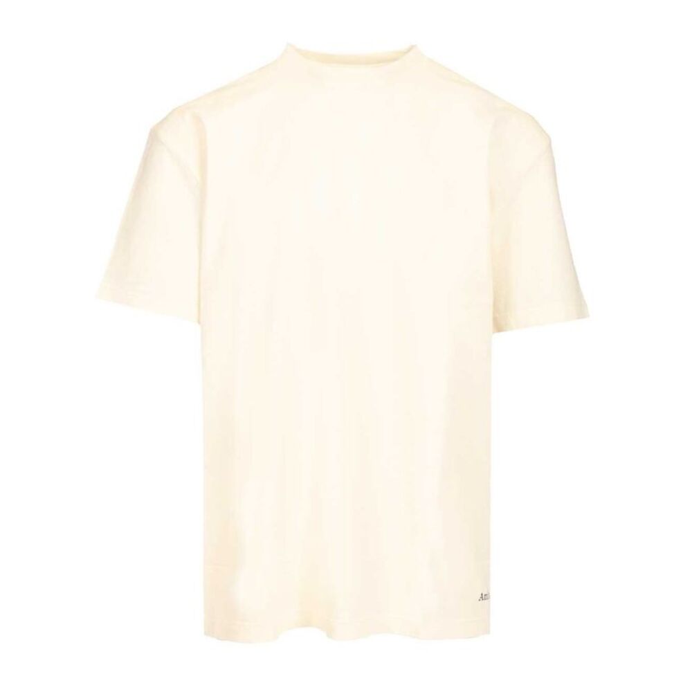 Amish Men T-Shirt With Micro Logo Printed